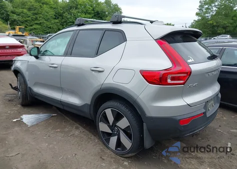 2023 Volvo Xc40 Recharge Pure Electric Twin Ultimate из США, поврежденный, VIN YV4ED3UM1P2058851